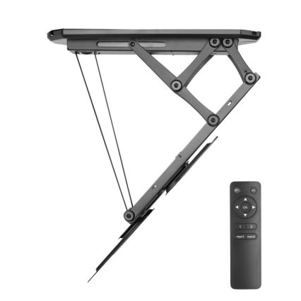 MK FLORIA MKF-20DM444 - Älykäs kattoteline televisiolle 55 musta Wi-Fi TUYA + kauko-ohjaus