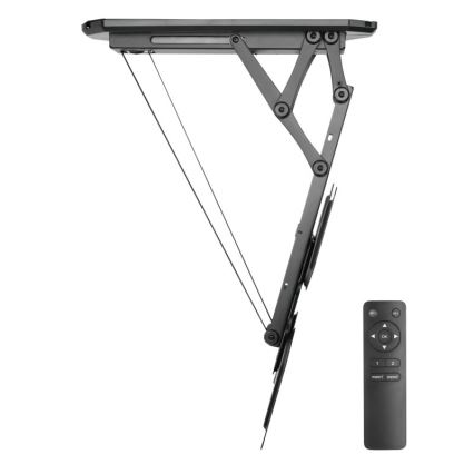 MK FLORIA MKF-20DM444 - Älykäs kattoteline televisiolle 55 musta Wi-Fi TUYA + kauko-ohjaus