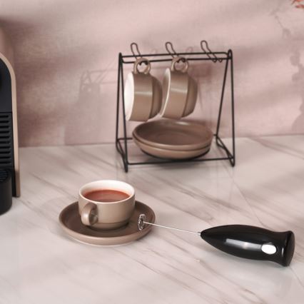 MK FLORIA MKF-23MF10B - Maidon vaahdotin 2xAA musta