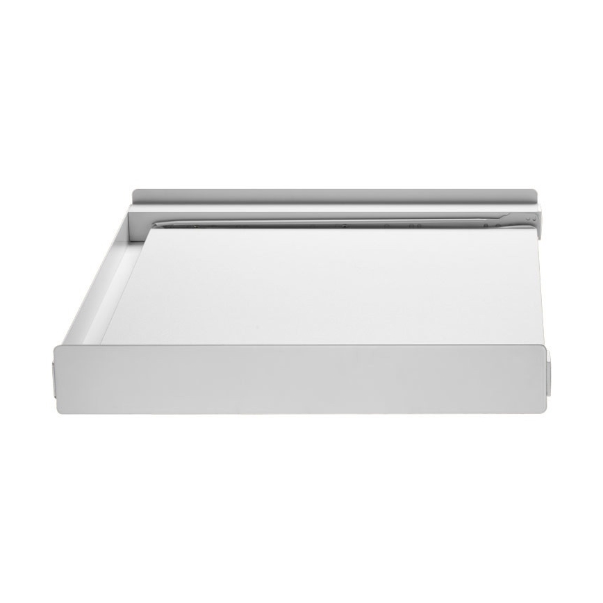 MK FLORIA MKF-23MZ601 - Pesukoneen ja kuivausrummun pinoamissarja ulosvedettävällä kaapilla 60 cm valkoinen