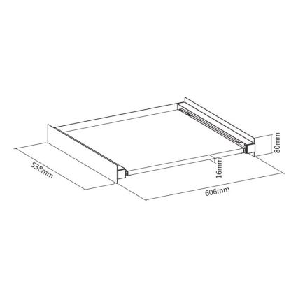 MK FLORIA MKF-23MZ601 - Pesukoneen ja kuivausrummun pinoamissarja ulosvedettävällä kaapilla 60 cm valkoinen