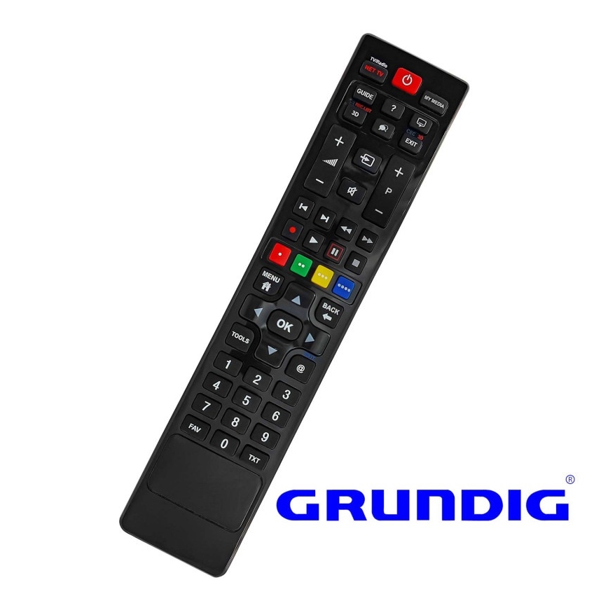MK FLORIA Superior +kaukosäädin UNI TV Grundig - Korvaava kauko-ohjaus kohteelle TV brand Grundig 2xAAA