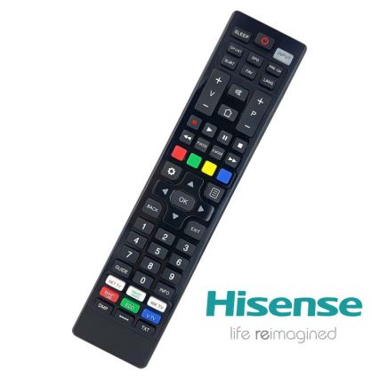 MK FLORIA Superior +kaukosäädin UNI TV Hisense - Korvaava kauko-ohjaus kohteelle TV brand HISENSE 2xAAA