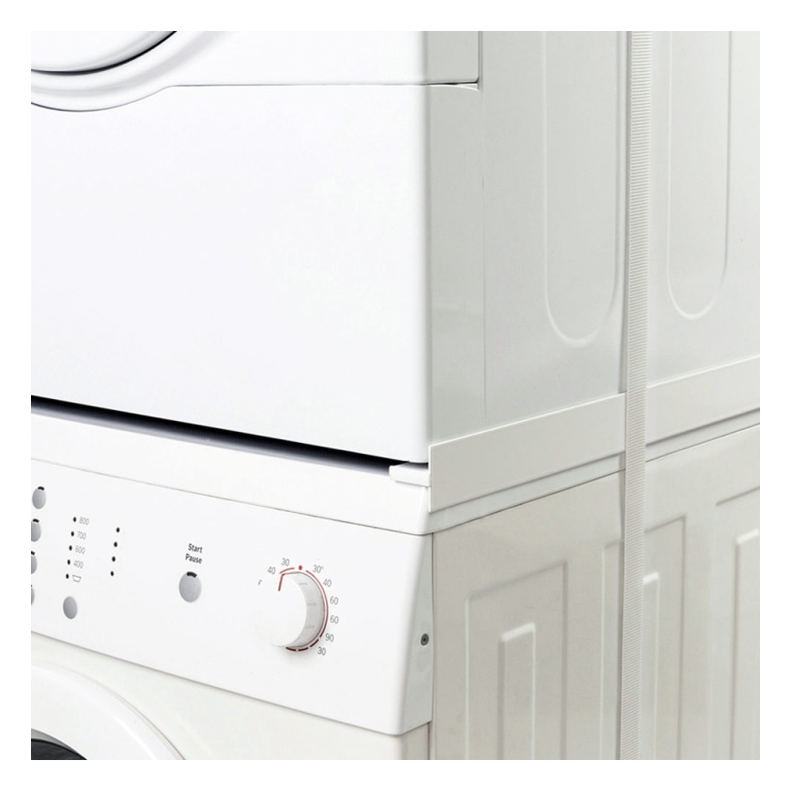 MK FLORIA Superior Tower Slim - Välikappale pesukoneelle ja kuivausrummulle 66 cm valkoinen