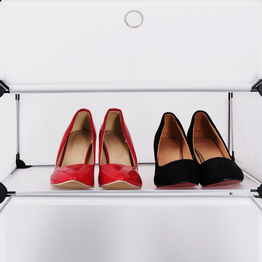 Modulaarinen hyllykkö vetolaatikoilla BOXIFY valkoinen