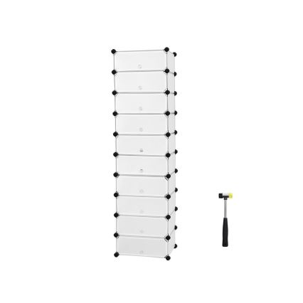 Modulaarinen hyllykkö vetolaatikoilla BOXIFY valkoinen