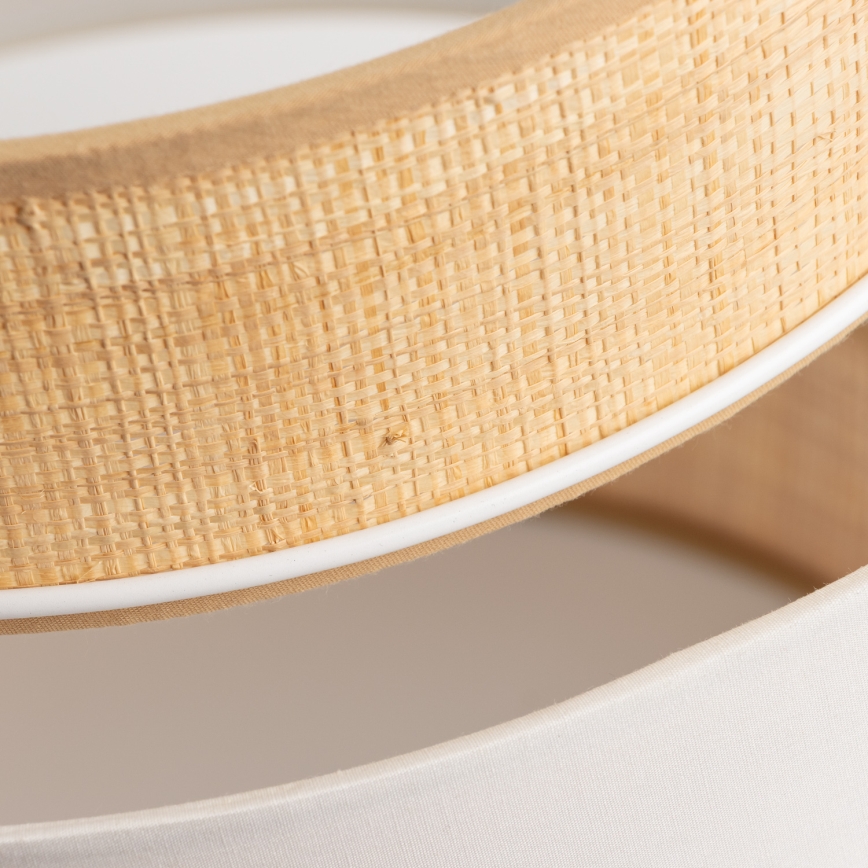 Monikäyttöinen ja tyylikäs KERIA-varjostin, halkaisija 40 cm, beige/valkoinen