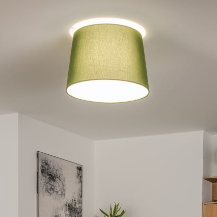 Monikäyttöinen KERIA-lampunvarjostin, halkaisija 30 cm, vihreä