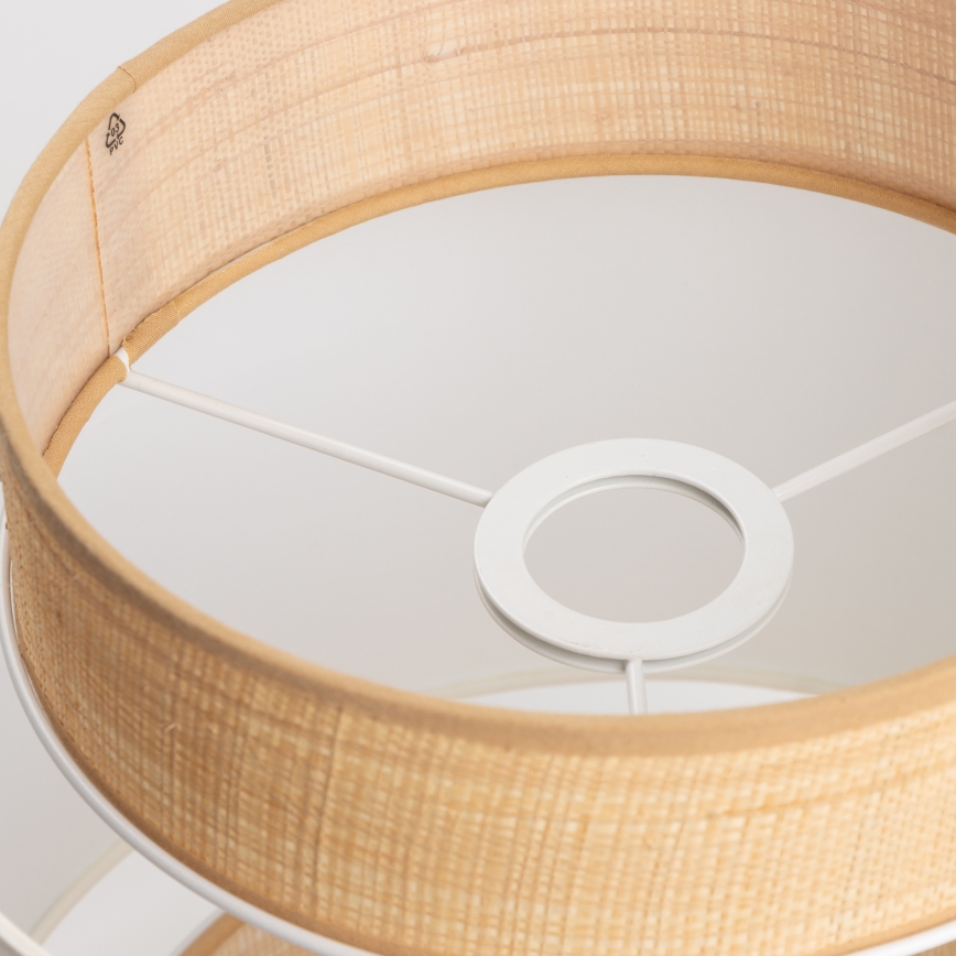 Monikäyttöinen KERIA-varjostin, halkaisija 30 cm, beige/valkoinen