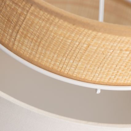 Monikäyttöinen KERIA-varjostin, halkaisija 30 cm, beige/valkoinen