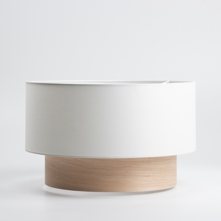 Monikäyttöinen varjostin KERIA Ø 50 cm valkoinen/ruskea