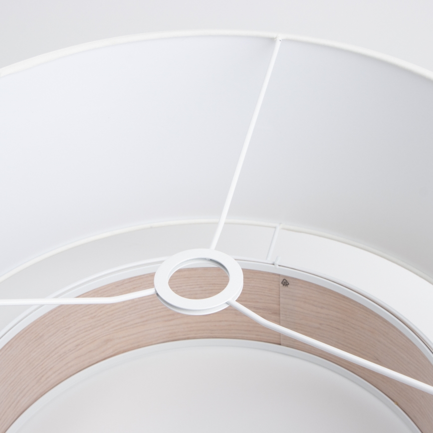 Monikäyttöinen varjostin KERIA Ø 50 cm valkoinen/ruskea