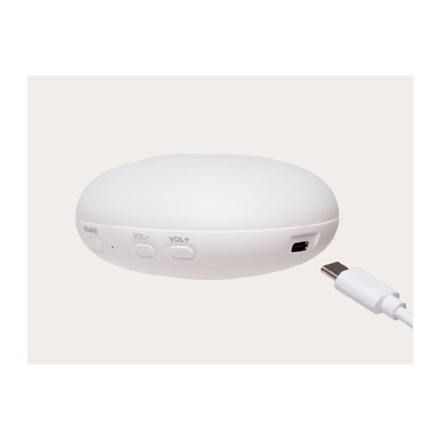 Moonie - Snuggle buddy melodialla ja valolla 2.0 pupu organic ruusu