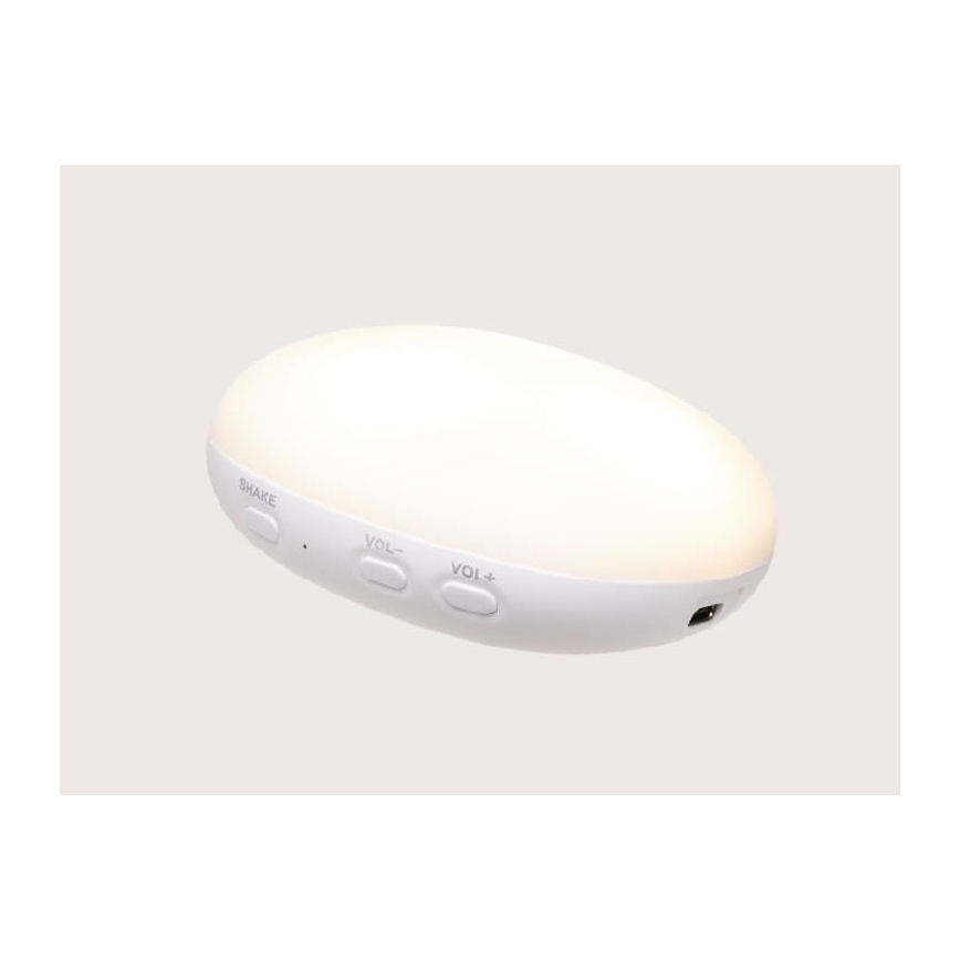 Moonie - Snuggle buddy melodialla ja valolla pieni karhu 2.0 cream