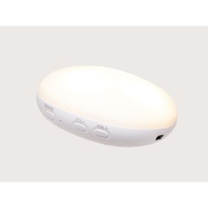 Moonie - Snuggle buddy melodialla ja valolla pieni karhu 2.0 hopea