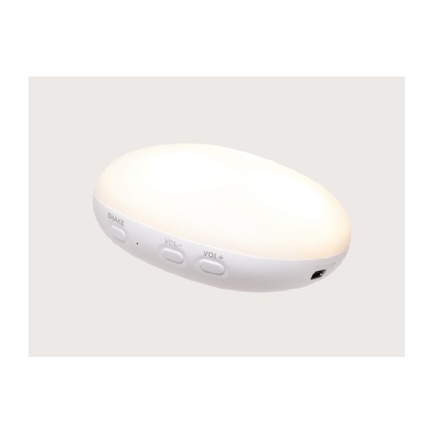 Moonie - Snuggle buddy melodialla ja valolla pieni karhu 2.0 organic caramel