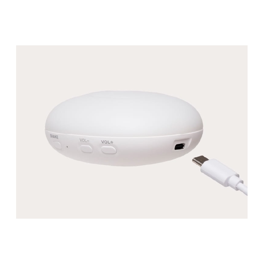 Moonie - Snuggle buddy melodialla ja valolla pieni karhu 2.0 organic polar