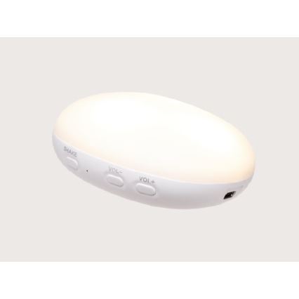 Moonie - Snuggle buddy melodialla ja valolla pieni karhu 2.0 organic ruusu