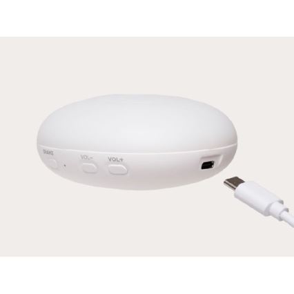 Moonie - Snuggle buddy melodialla ja valolla pieni karhu 2.0 organic ruusu