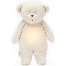 Moonie - Snuggle buddy melodialla ja valolla pieni karhu organic polar natur
