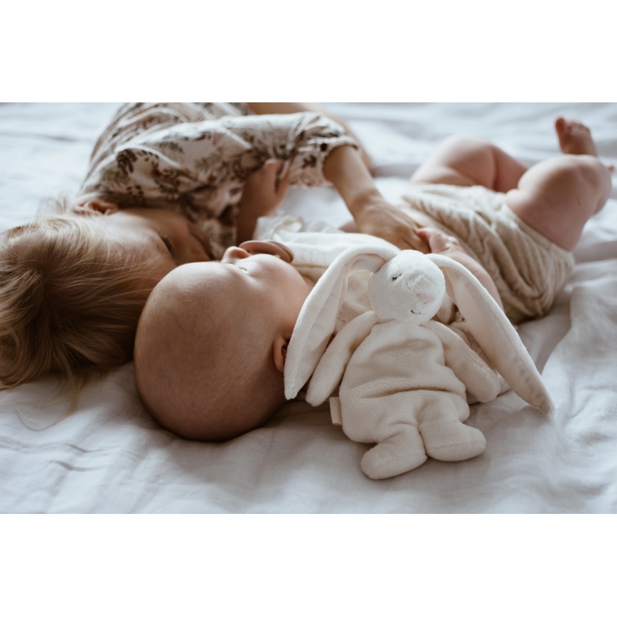 Moonie - Snuggle buddy melodialla ja valolla pupu 2.0 cream