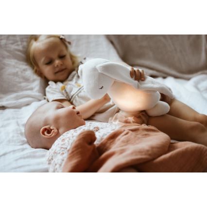 Moonie - Snuggle buddy melodialla ja valolla pupu 2.0 pilvi