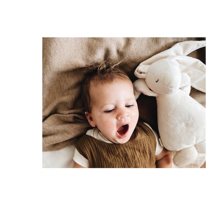 Moonie - Snuggle kaveri melodialla ja valolla pupu kerma