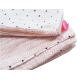 MOTHERHOOD- Puuvillaiset musliiniliinavaatteet vauvansängyille Pro-Washed 2-osainen vaaleanpunainen