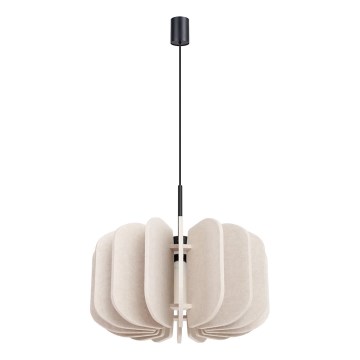 MULA-langallinen riippuvalaisin, 1xE27/15W/230V, halkaisija 45 cm, kermanvalkoinen