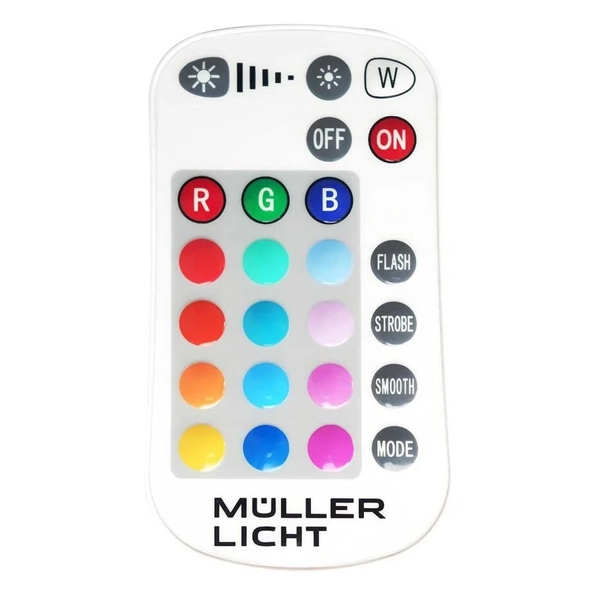 Müller-Licht - LED RGBW Himmennettävä ulko valonheitin LED/10W/230V IP65 + kauko-ohjaus