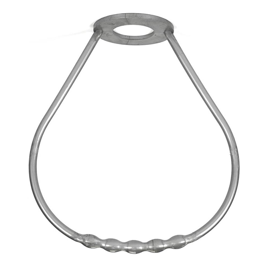 Muovinen kahva alas vedettävälle kattovalaisimelle, hopea