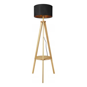 Musta lattiavalaisin 1xE27/40W/230V