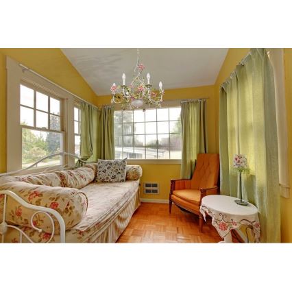 MW-LIGHT - Kattokruunu ketjussa FLORA PROVENCE 6xE14/40W/230V