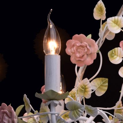 MW-LIGHT - Kattokruunu ketjussa FLORA PROVENCE 6xE14/40W/230V