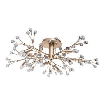 MW-LIGHT - Kiinteä kattokruunu FLORA 10xE14/40W/230V