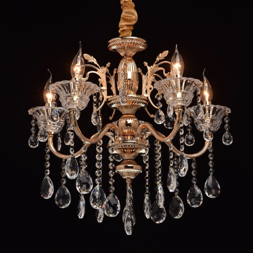 MW-LIGHT - Kristallikruunu narussa CRYSTAL 5xE14/40W/230V