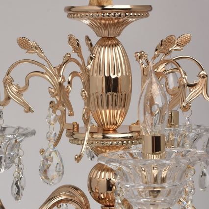 MW-LIGHT - Kristallikruunu narussa CRYSTAL 5xE14/40W/230V