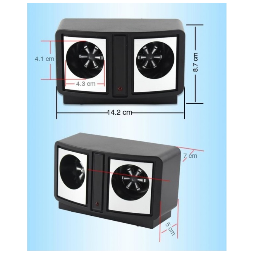 Näätä- ja jyrsijäkarkottaja 1,5W/230V