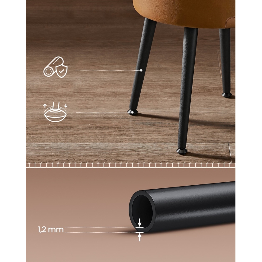 Nahkainen rahi CORE, konjakinruskea