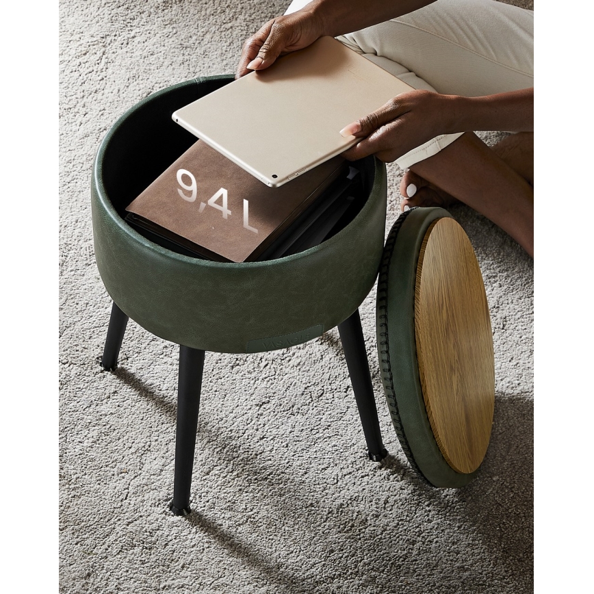 Nahkainen rahi CORE, vihreä