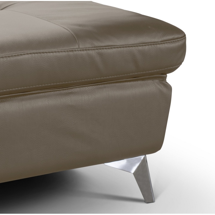 Nahkainen rahi SALERNO II 66x100 cm ruskea