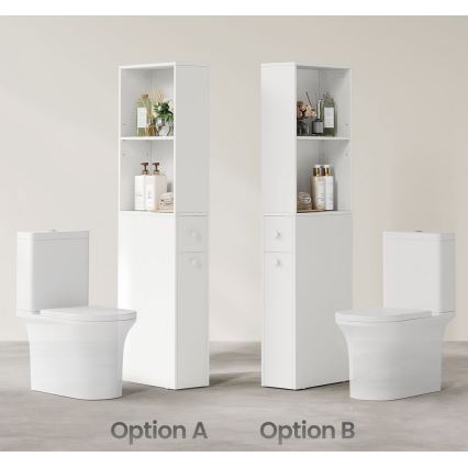 NALA-kaappi, valkoinen