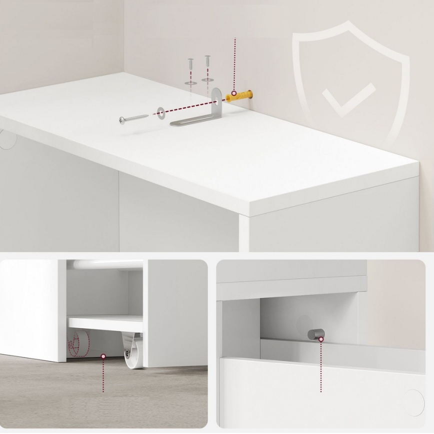 NALA-kaappi, valkoinen