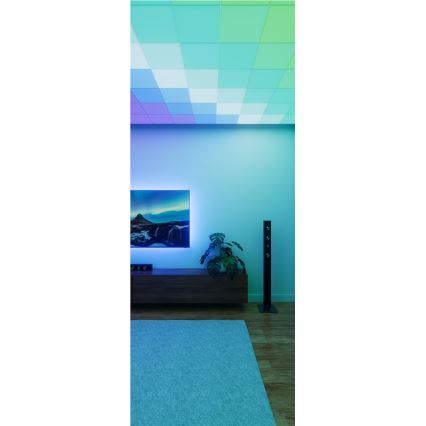 Nanoleaf - SETTI 3x LED RGBW himennettävät kattovalaisimet SKYLIGHT LED/18W/230V + 2xLED/16W/230V 2700-6500K Wi-Fi