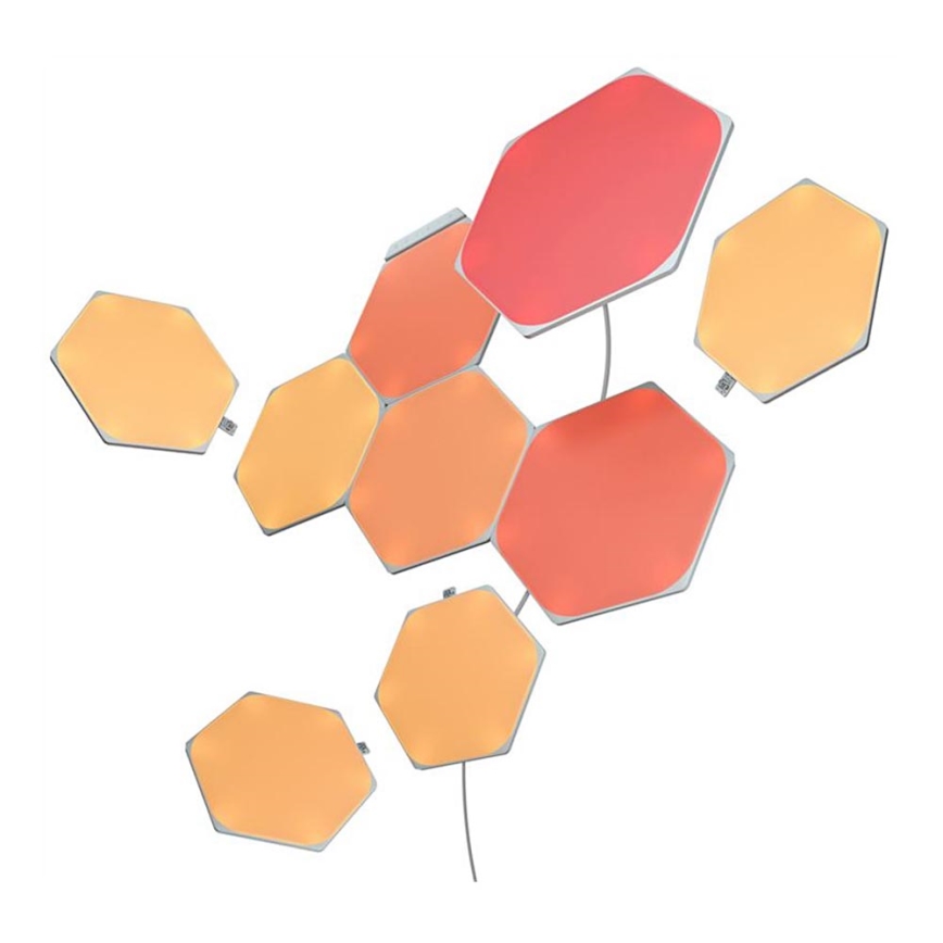 Nanoleaf - SETTI 9x LED RGB Himmennyspaneeli SHAPES HEXAGON LED/2W/230V 1200-6500K Wi-Fi