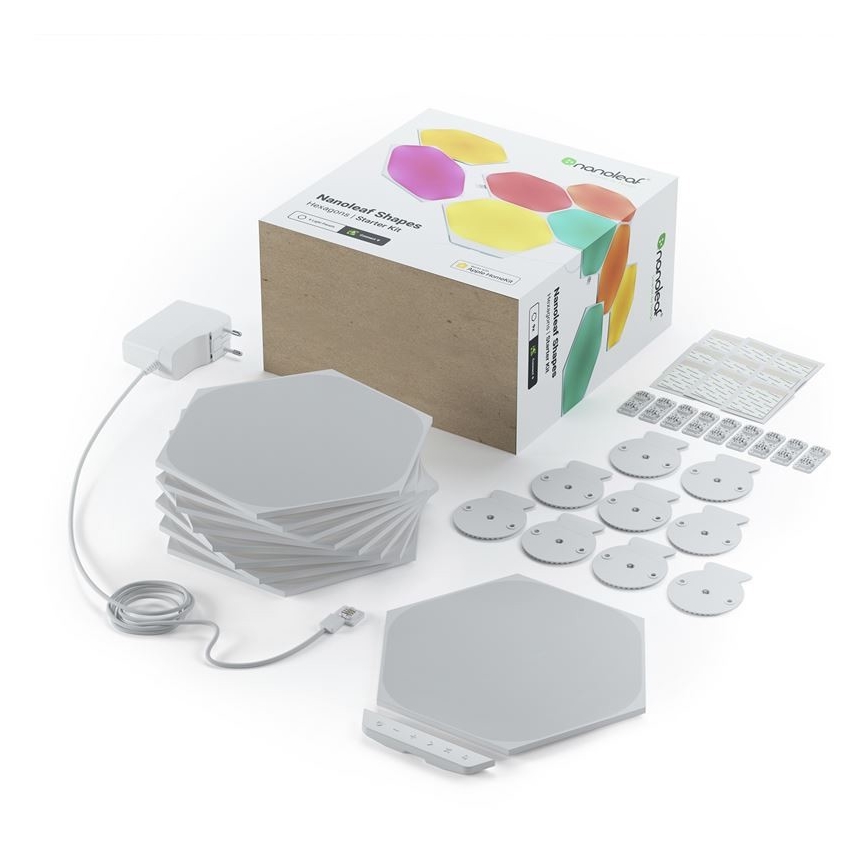 Nanoleaf - SETTI 9x LED RGB Himmennyspaneeli SHAPES HEXAGON LED/2W/230V 1200-6500K Wi-Fi