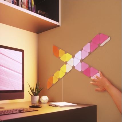 Nanoleaf - SETTI 10x LED RGB Himmennyspaneeli TRIANGLES LED/0,5W/230V Wi-Fi