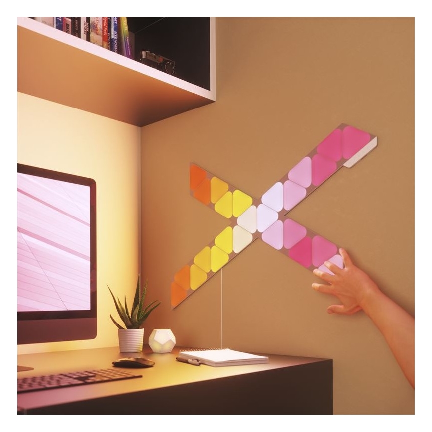 Nanoleaf - SETTI 10x LED RGB Himmennyspaneeli TRIANGLES LED/0,5W/230V Wi-Fi