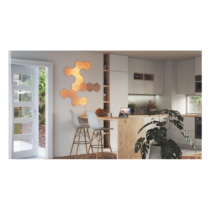 Nanoleaf - SETTI 13x Himmennettänä LED-paneeli HEXAGONS LED/2W/230V Wi-Fi