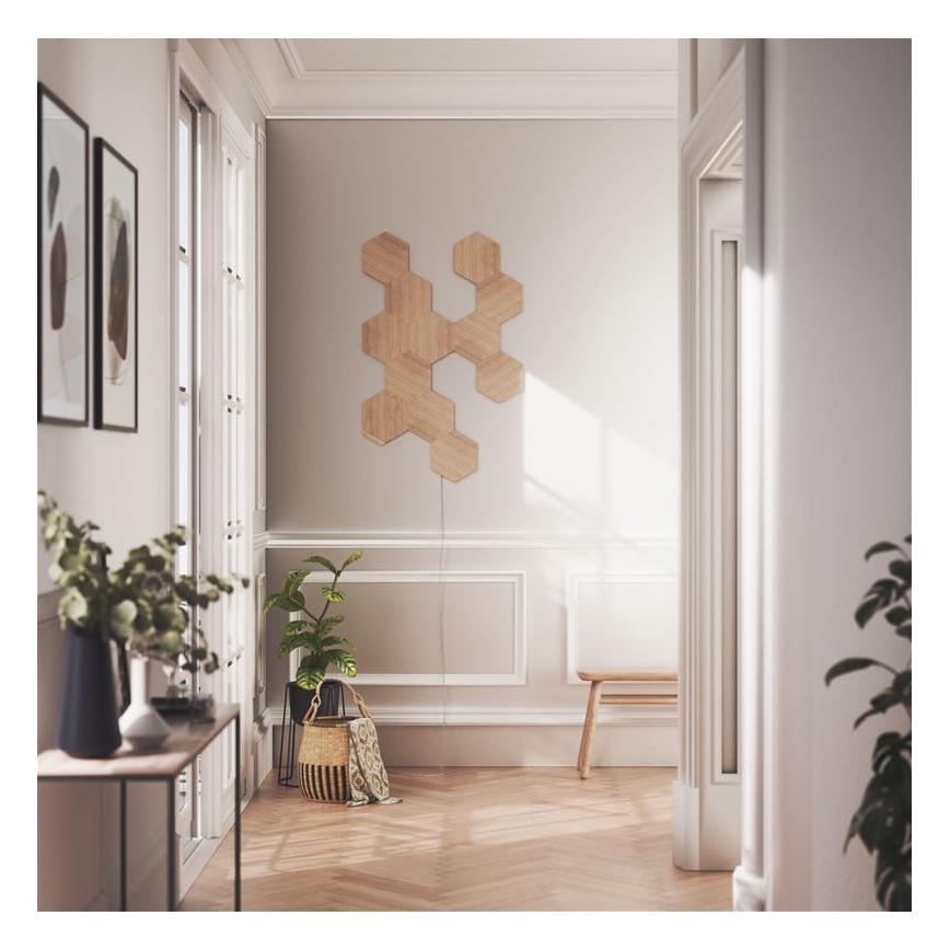 Nanoleaf - SETTI 13x Himmennettänä LED-paneeli HEXAGONS LED/2W/230V Wi-Fi